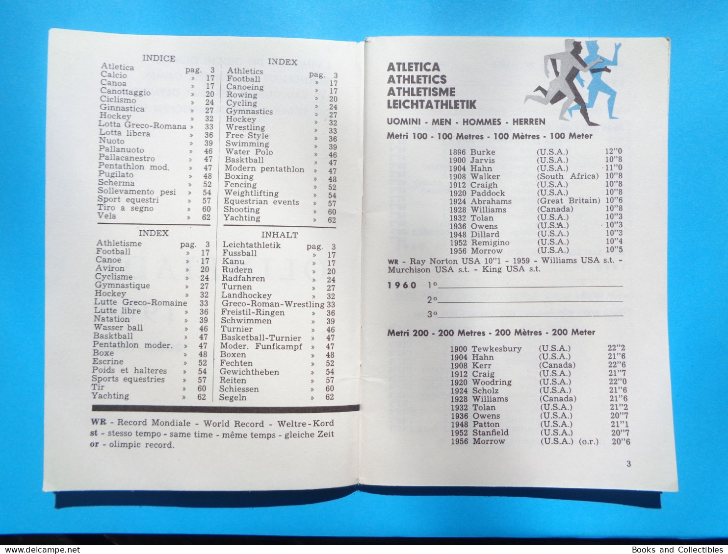 Z-1220 * Booklet 64 Pages SHELL, Winners Of The Olympic Games 1896-1960, OLIMPIADE ROMA 1960 - Libros