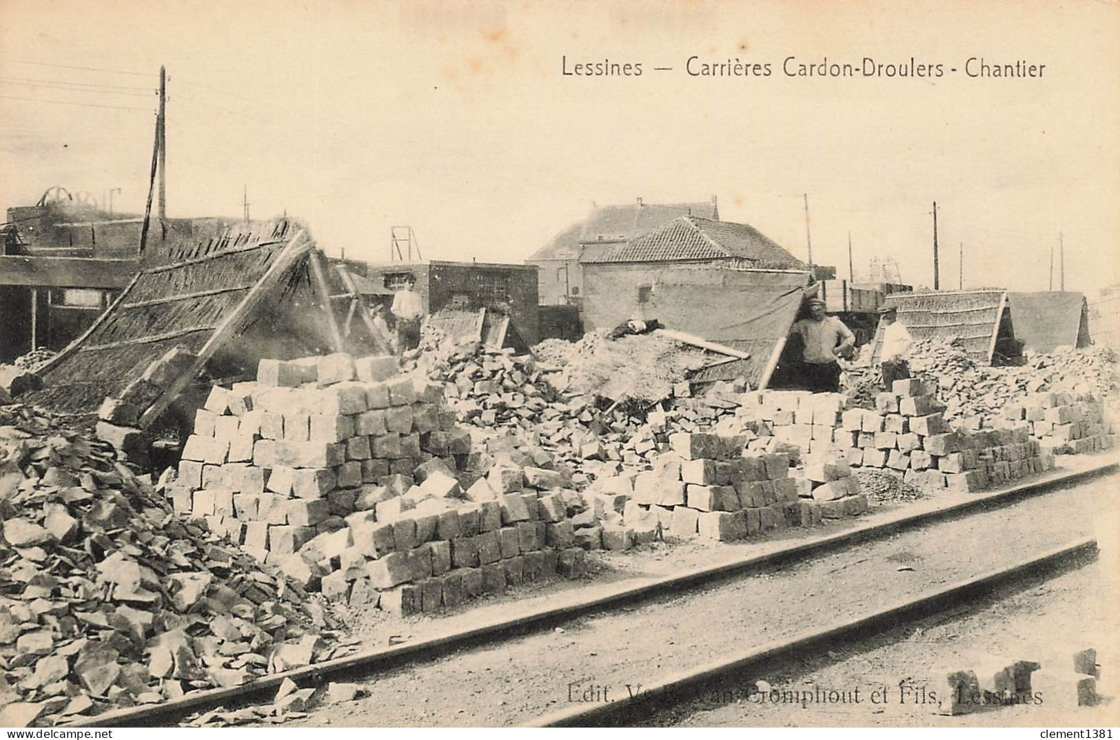 Lessines Carrieres Cardon Droulers Chantier - Lessines