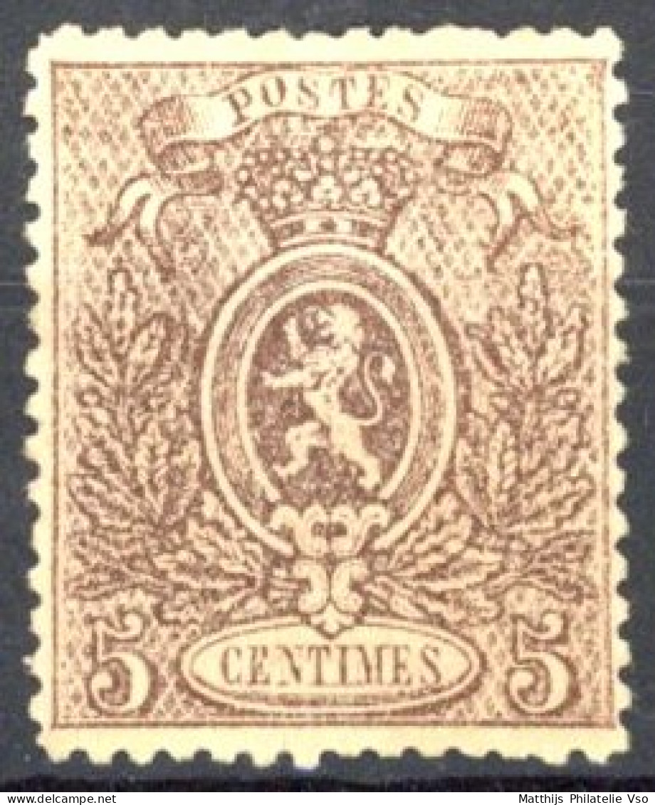 [* SUP] N° 25, 5c Brun, Très Frais - Centrage Parfait - Cote: 960€ - 1866-1867 Coat Of Arms