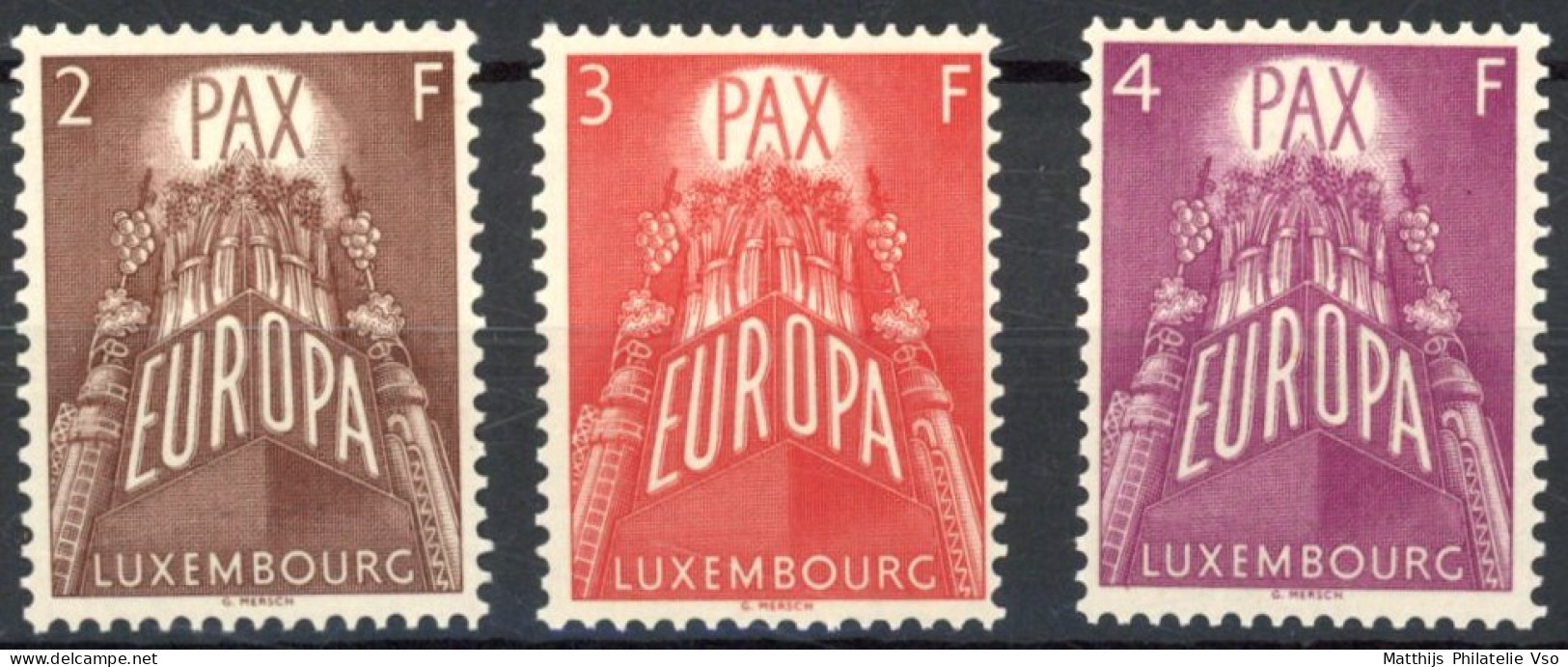 [** SUP] N° 531/33, Europa 1957 - La Série Complète - Cote: 150€ - Ongebruikt
