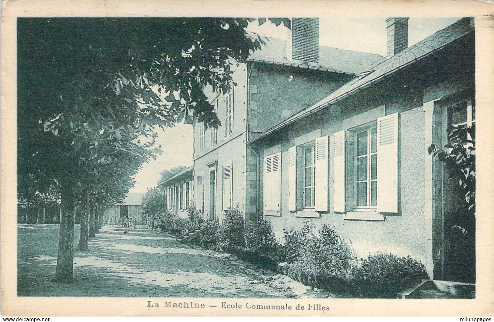 58 Nièvre L'école Communale De Filles De La Machine - La Machine