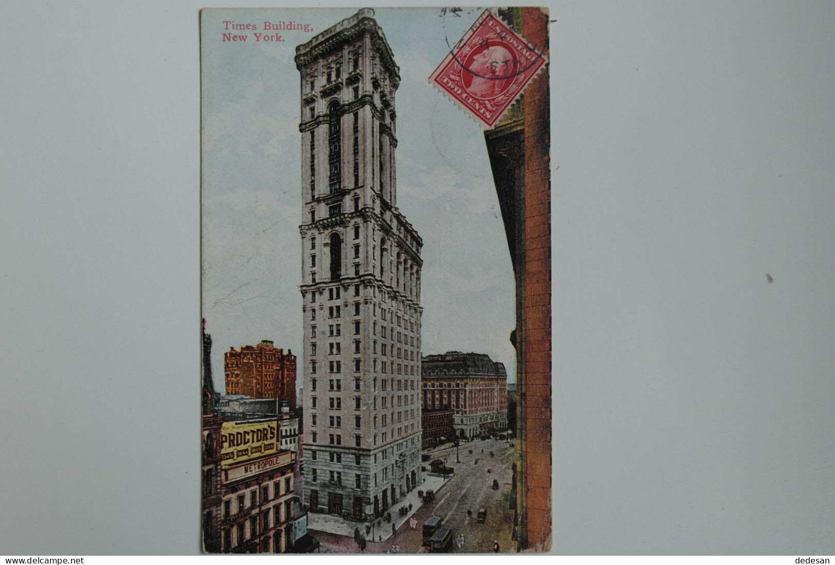 Cpa Couleur 1910 Times Building New York - NOV70 - Manhattan