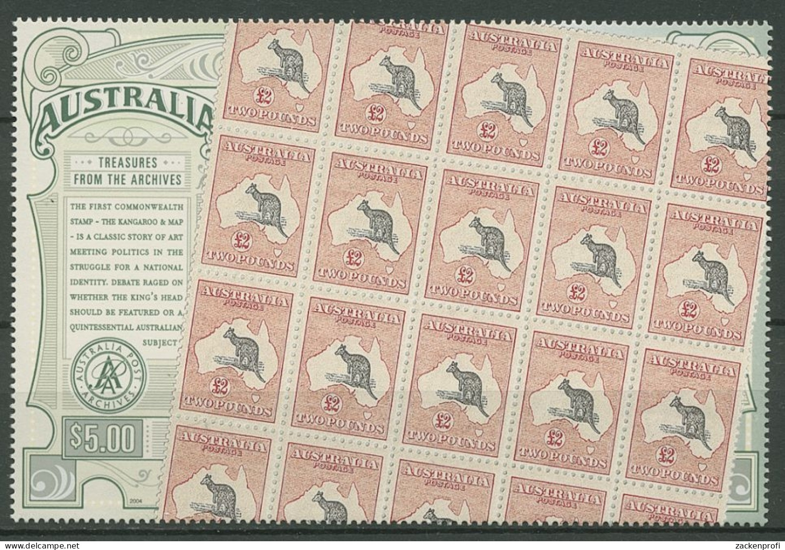 Australien 2004 Schätze Aus Dem Nationalarchiv 2366 Postfrisch (C25135) - Ongebruikt