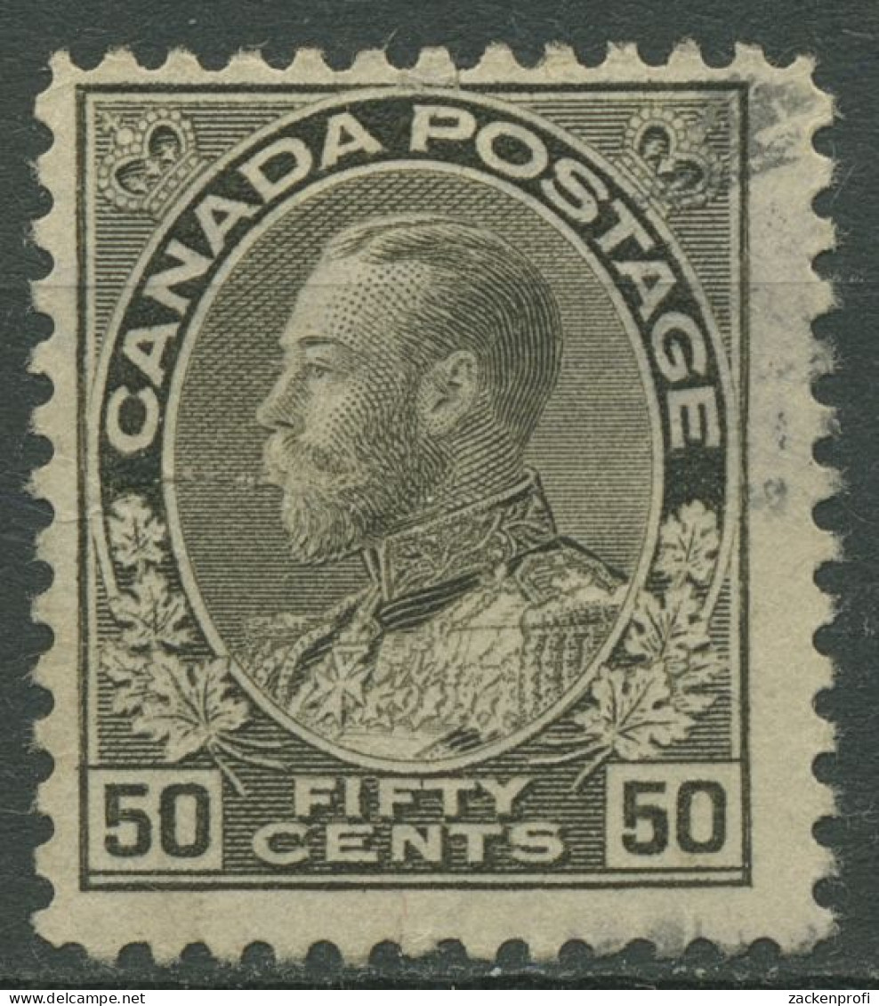 Kanada 1911 König Georg V. In Admiralsuniform 50 Cents, 99 A Gestempelt - Oblitérés