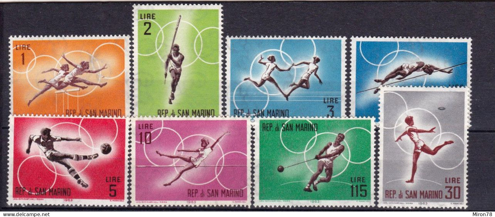 Stamps SAN MARINO MNH Lot4 - Unused Stamps