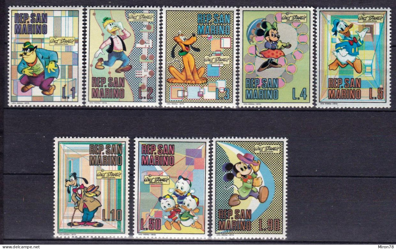 Stamps SAN MARINO MNH Lot6 - Unused Stamps