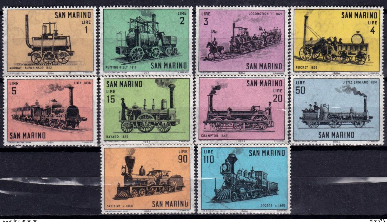 Stamps SAN MARINO MNH Lot9 - Unused Stamps