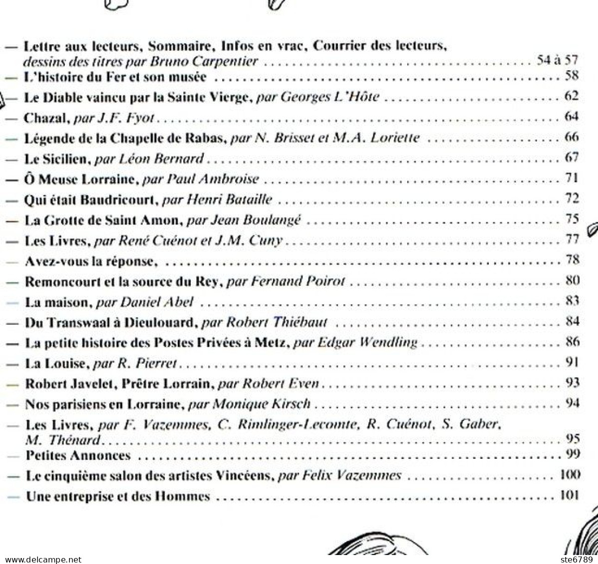 LA REVUE LORRAINE POPULAIRE N° 74 1987 Chapelle De Rabas , Postes Privées De Metz , Niderhoff , Baudricourt , Remoncourt - Lorraine - Vosges