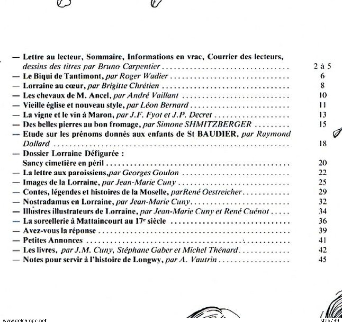 LA REVUE LORRAINE POPULAIRE N° 73 1986 Tantimont , Maron , Mattaincourt , Contes Moselle , Illustrateurs - Lorraine - Vosges