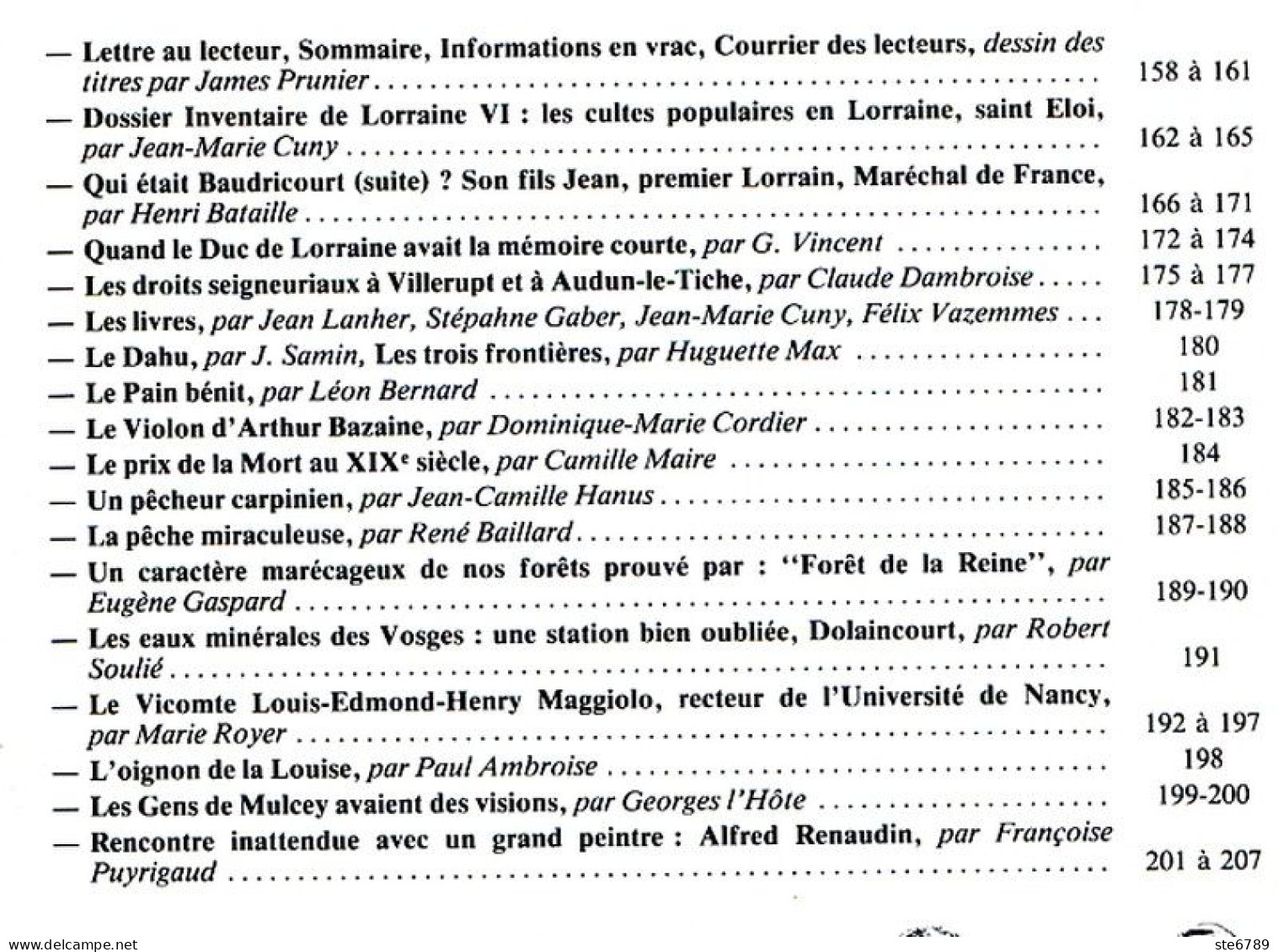 LA REVUE LORRAINE POPULAIRE N° 70 1986 Villerupt Audun Tiche , Mulcey , Baudricourt , Dahu , Saint Eloi - Lorraine - Vosges