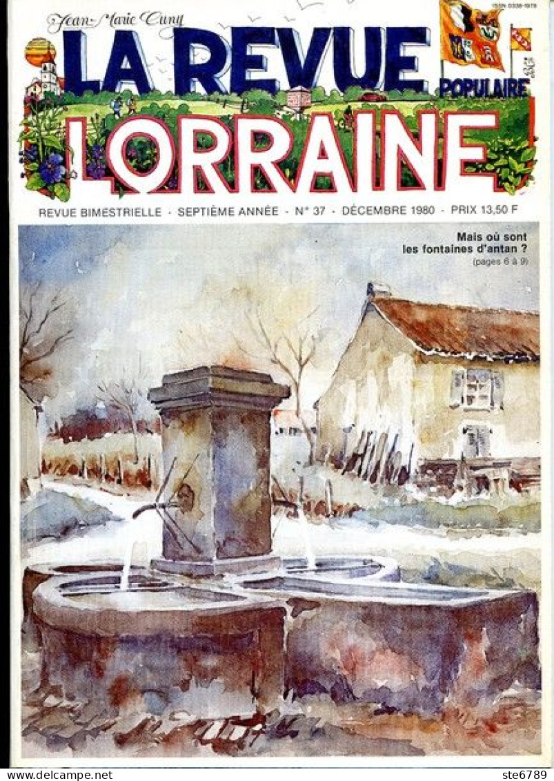 LA REVUE LORRAINE POPULAIRE N° 37 1980 Gravure Graveurs , Israel Silvestre , La Haute Chasse , Saint Hubert , Montmedy T - Lorraine - Vosges