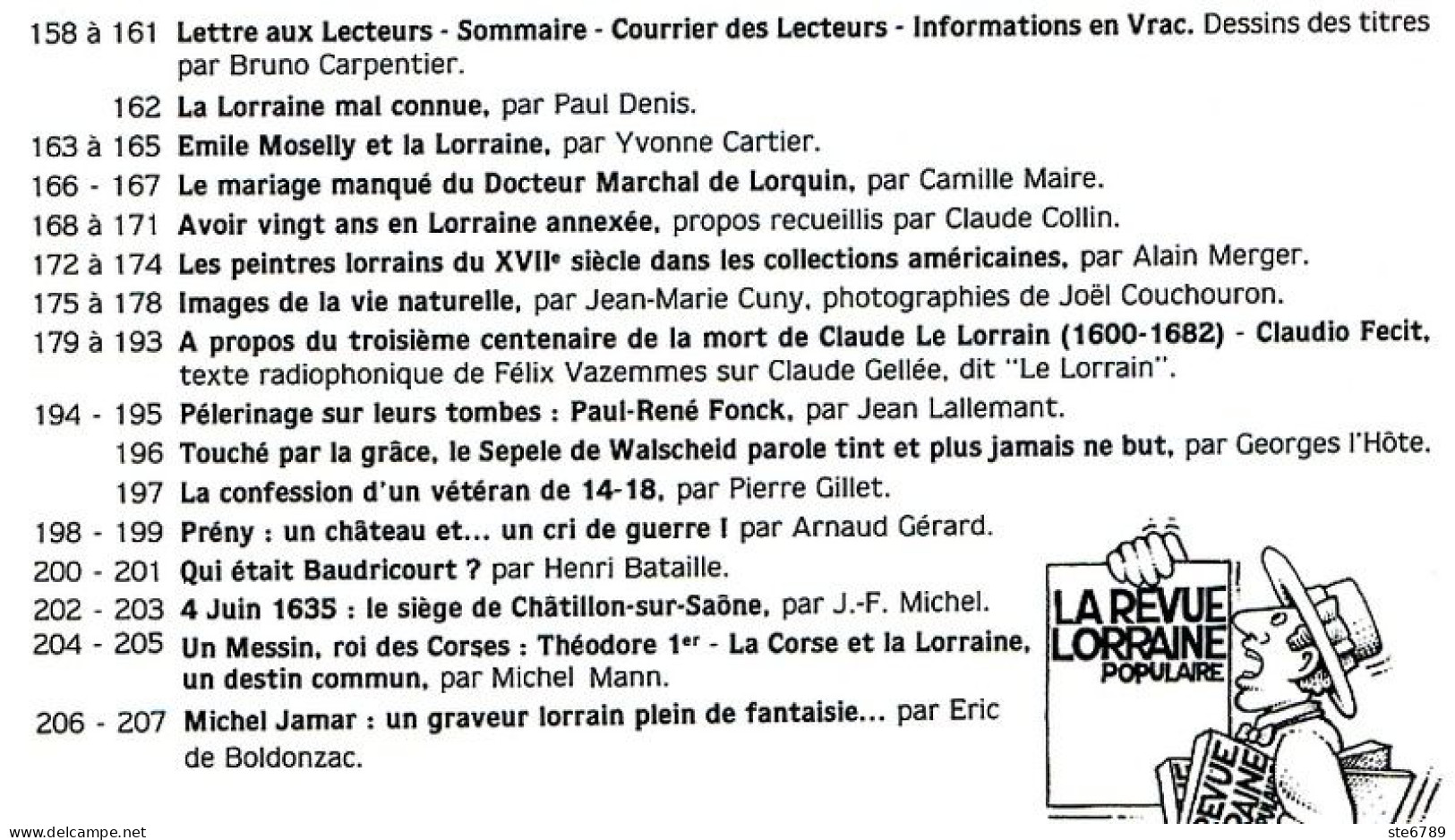 LA REVUE LORRAINE POPULAIRE N° 46 1982 Emile Moselly , Baudricourt , Prény , Chatillon S Saone , Michel  Jamar - Lorraine - Vosges