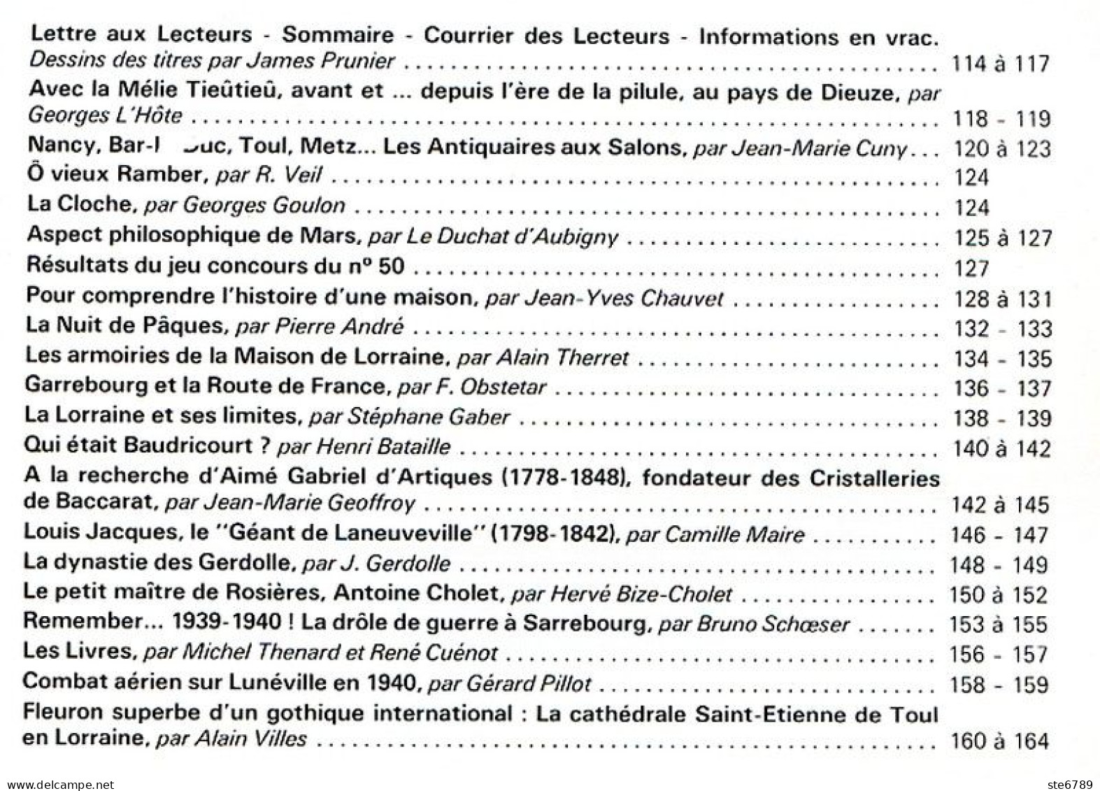 LA REVUE LORRAINE POPULAIRE N° 51 1983  Laneuveville , Luneville 1940 , Toul , A Gab D'Artigues Cristalleries Bacc - Lorraine - Vosges