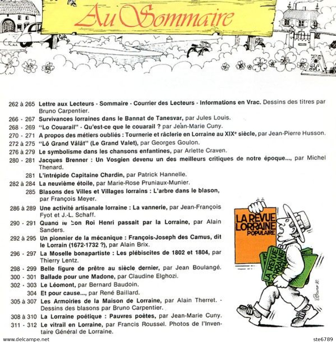 LA REVUE LORRAINE POPULAIRE N° 48 1982 Armoiries Maison De Lorraine  , Couarail , Blasons Villages Lorrains , Vannerie - Lorraine - Vosges