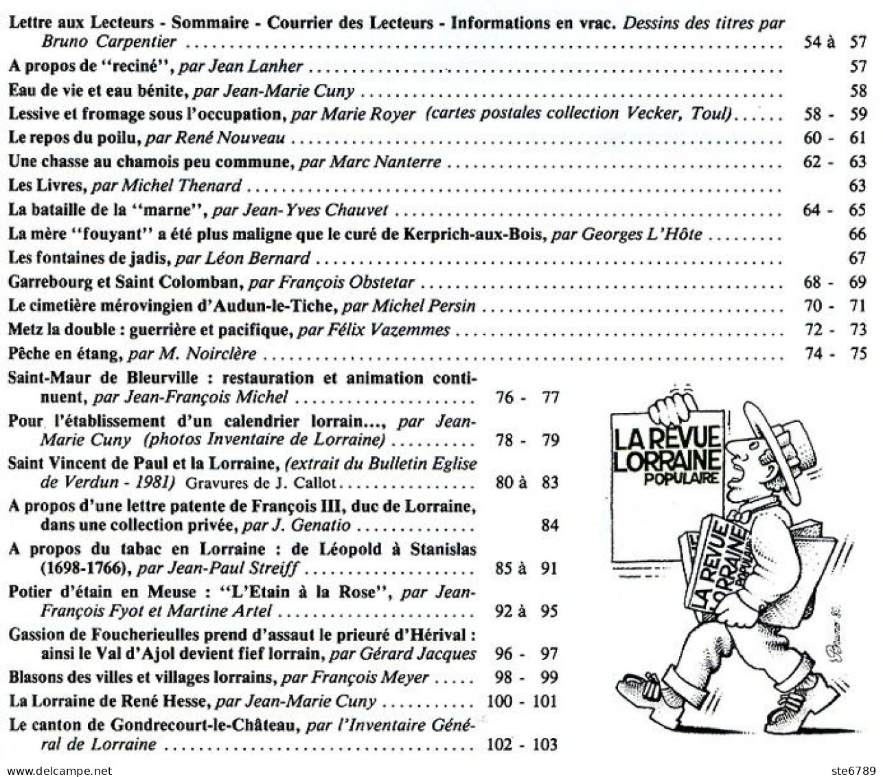 LA REVUE LORRAINE POPULAIRE N° 44 1982 Blasons Villages Lorrains , Val D Ajol , Gondrecourt , Le Tabac , Potier  M - Lorraine - Vosges