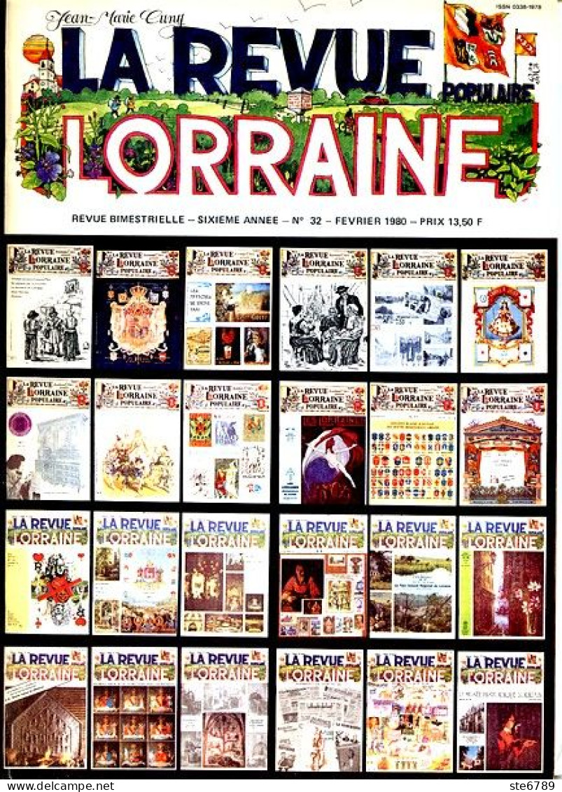 LA REVUE LORRAINE POPULAIRE N° 32 1980 Pain Fermes Vosges , Pont  Mousson , Vache Vosgienne , Procédure Sorcier , Doreur - Lorraine - Vosges