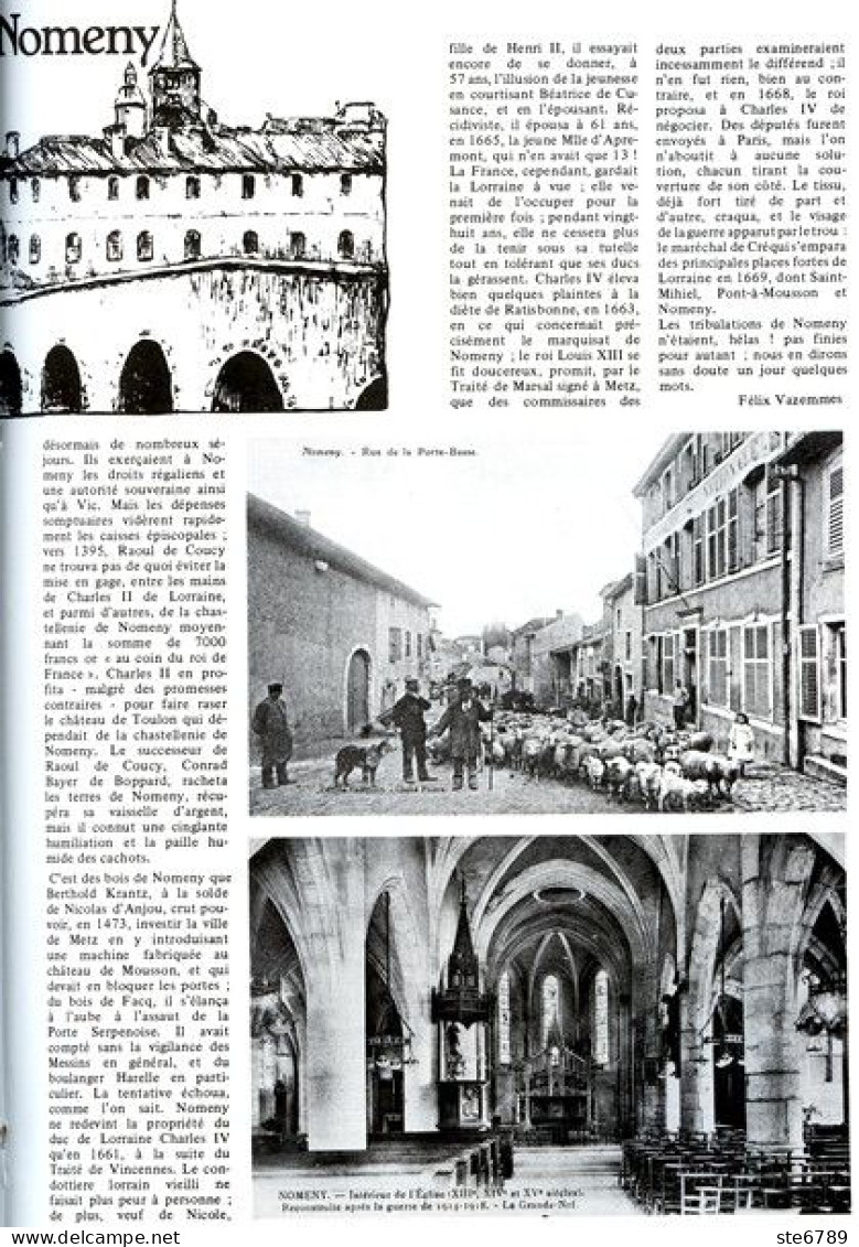 LA REVUE LORRAINE POPULAIRE N° 26 1979 Chateau Salins , Jarny Portes , Nomeny Passé , Moselle Pressoirs - Lorraine - Vosges