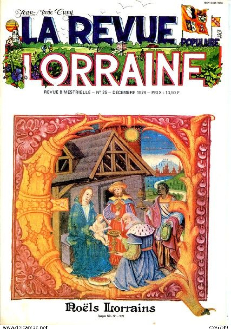 LA REVUE LORRAINE POPULAIRE N° 25 1978 Mariage Princier Haroué , Artisanat D'art Aujourd'hui , Urville , Hab - Lorraine - Vosges