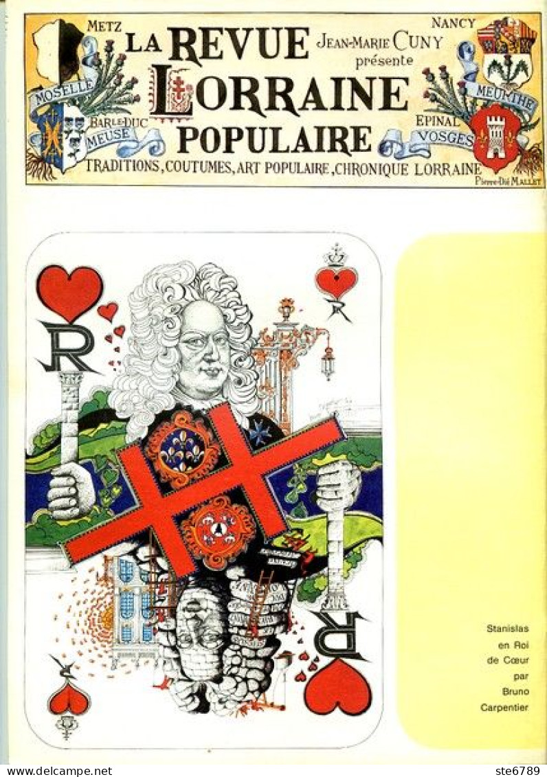 LA REVUE LORRAINE POPULAIRE N° 13 1976  Origines Imprimerie , Chatillon S Saone , Les Tziganes , Marionnettes St Nicolas - Lorraine - Vosges