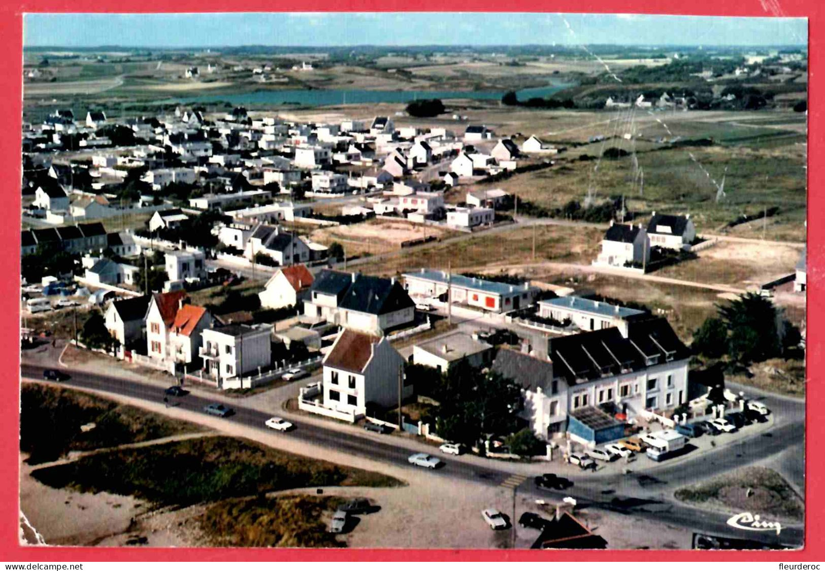 56 - M59512CPM - PLOEMEUR - 1977 - FORT BLOQUE - Vue Generale Et Restaurant LICORNE - Bon état - MORBIHAN - Plömeur