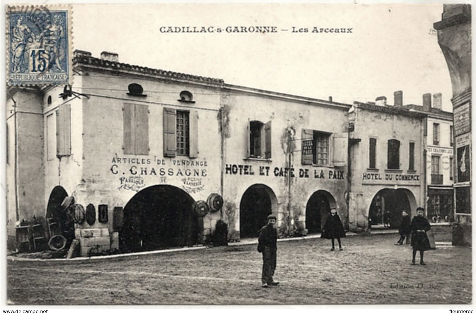 33 - B59263CPA - CADILLAC SUR GARONNE - Les Arceaux - Articles Vendange Chassagne - Très Bon état - GIRONDE - Cadillac