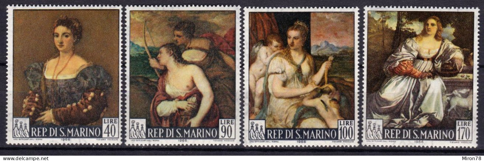 Stamps SAN MARINO MNH Lot16 - Unused Stamps