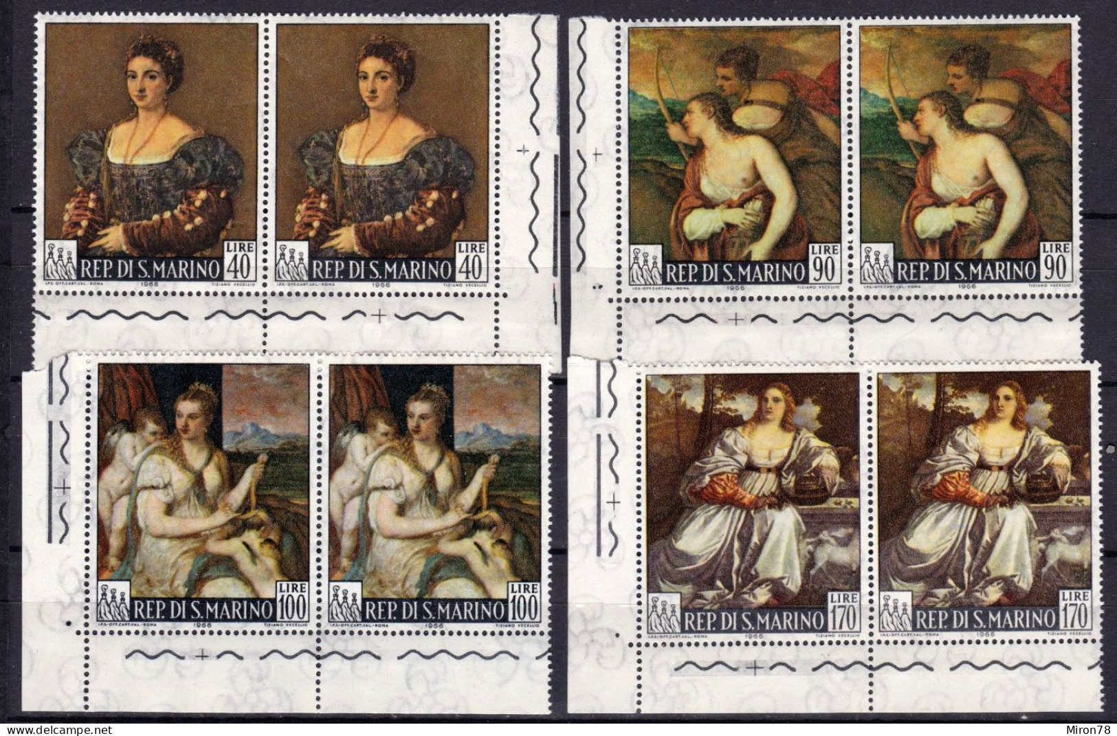 Stamps SAN MARINO MNH Lot19 - Unused Stamps