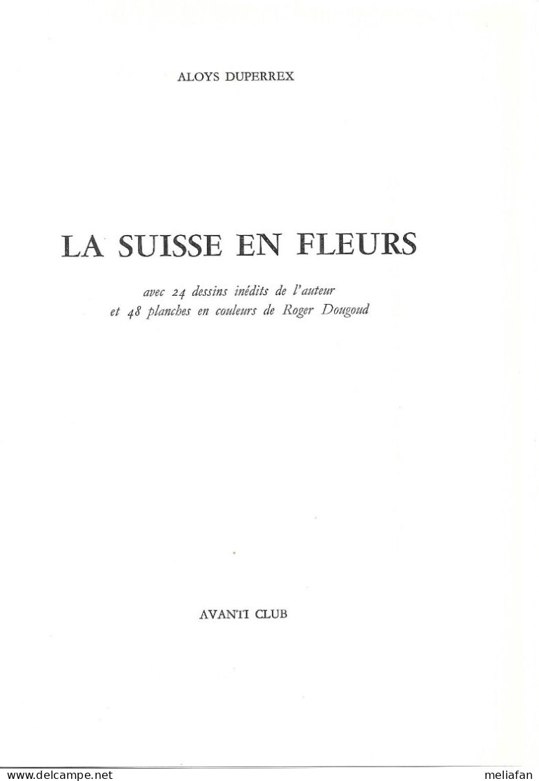 GF1284 - ALBUM COLLECTEUR AVANTI CLUB - LA SUISSE EN FLEURS - Albums & Catalogues