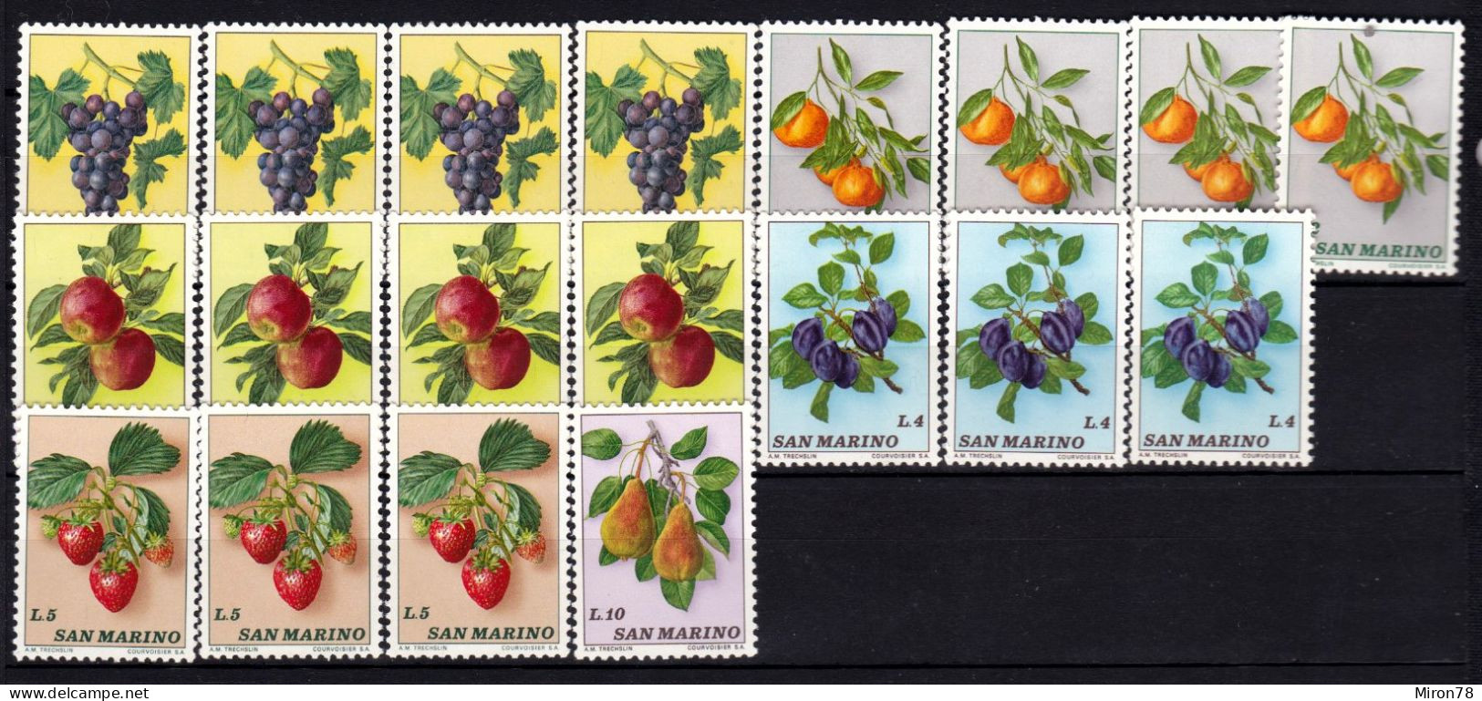 Stamps SAN MARINO MNH Lot36 - Nuevos
