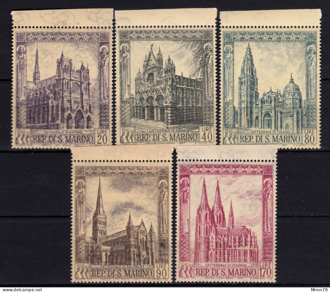 Stamps SAN MARINO MNH Lot43 - Unused Stamps