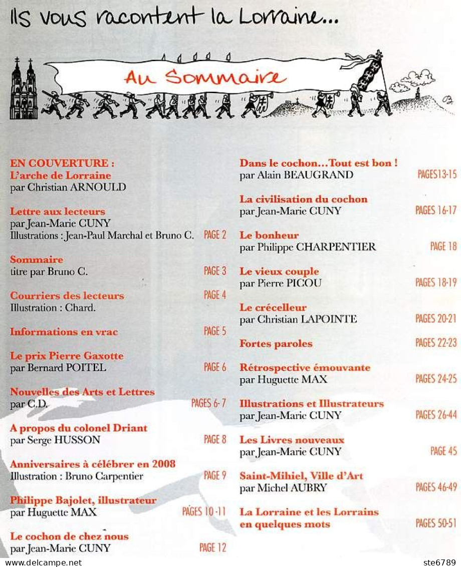 LA REVUE LORRAINE POPULAIRE N°Spécial  200 2008 Illustrations Et Illustrateurs , Saint Mihiel , Le Cochon - Lorraine - Vosges