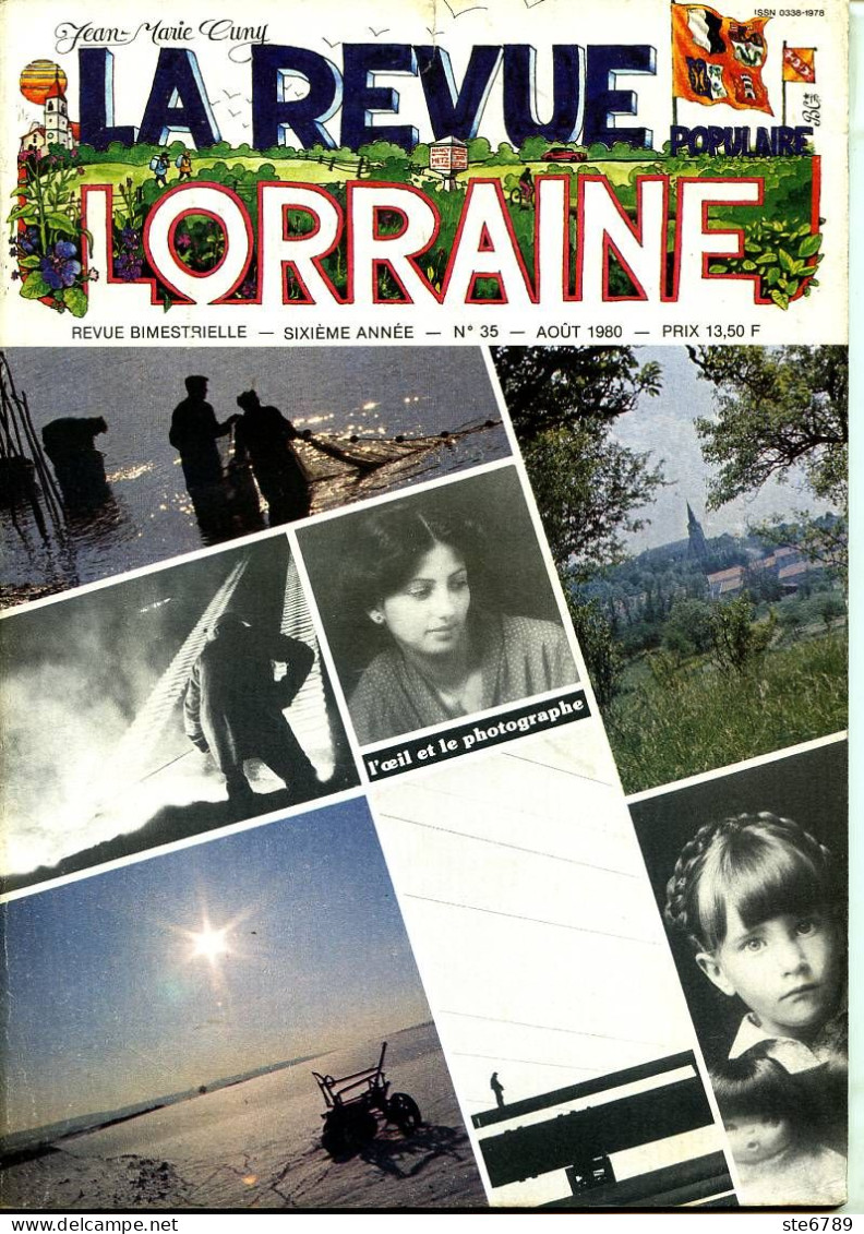 LA REVUE LORRAINE POPULAIRE N° 35 1980 Chatenois Vosges , Marville , Photographie , La Fenaison - Lorraine - Vosges