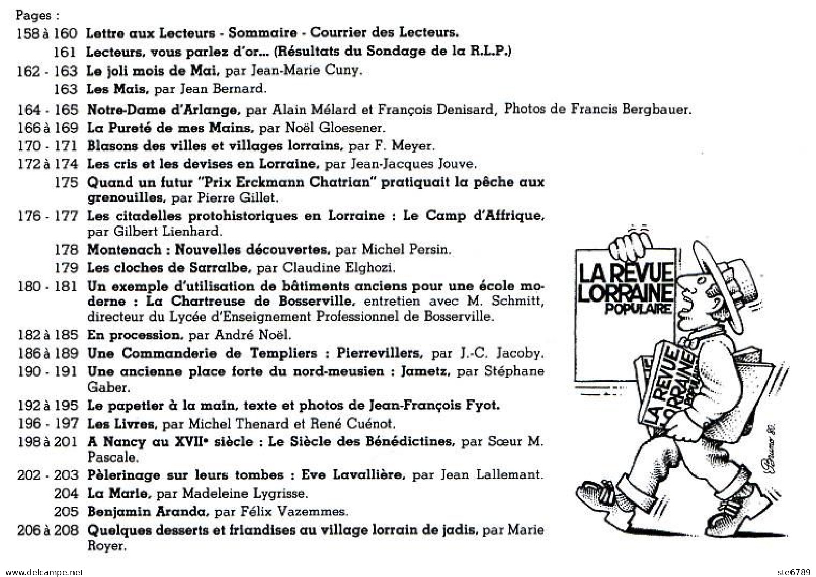 LA REVUE LORRAINE POPULAIRE N° 40 1981 Les Processions , Pierrevillers , Jametz , Papetier A La Main , Cris Et Devises - Lorraine - Vosges