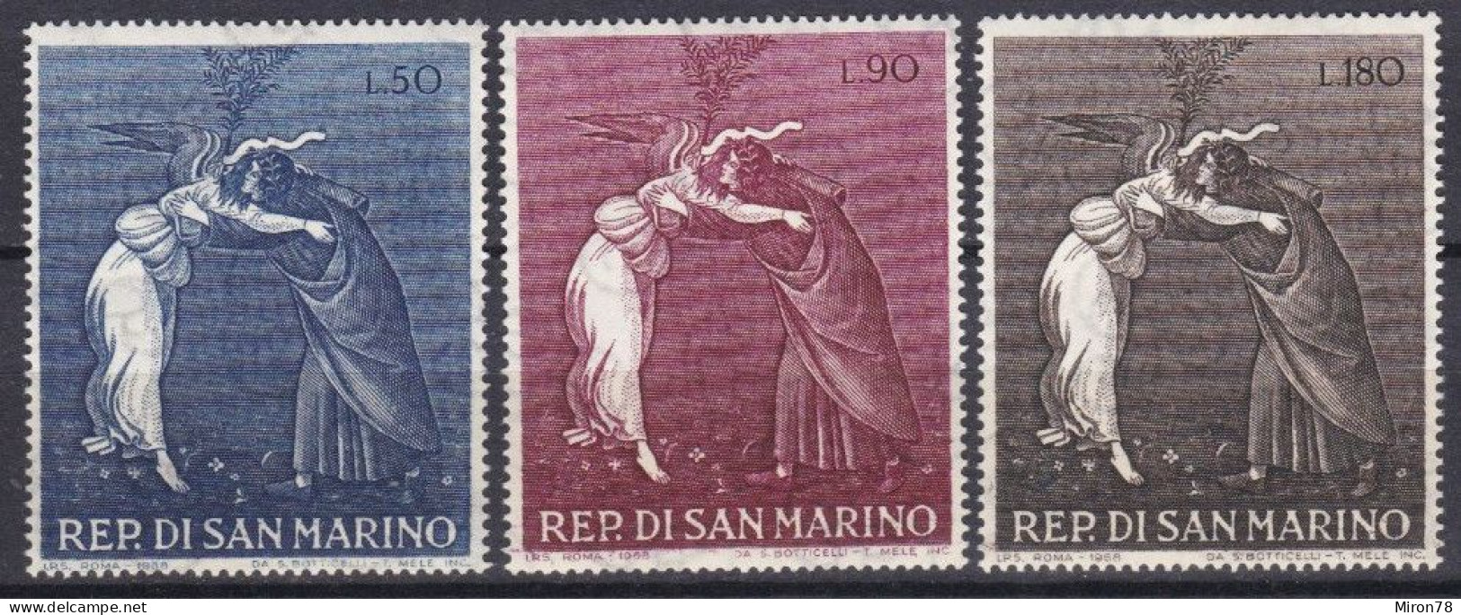 Stamps SAN MARINO MNH Lot53 - Unused Stamps