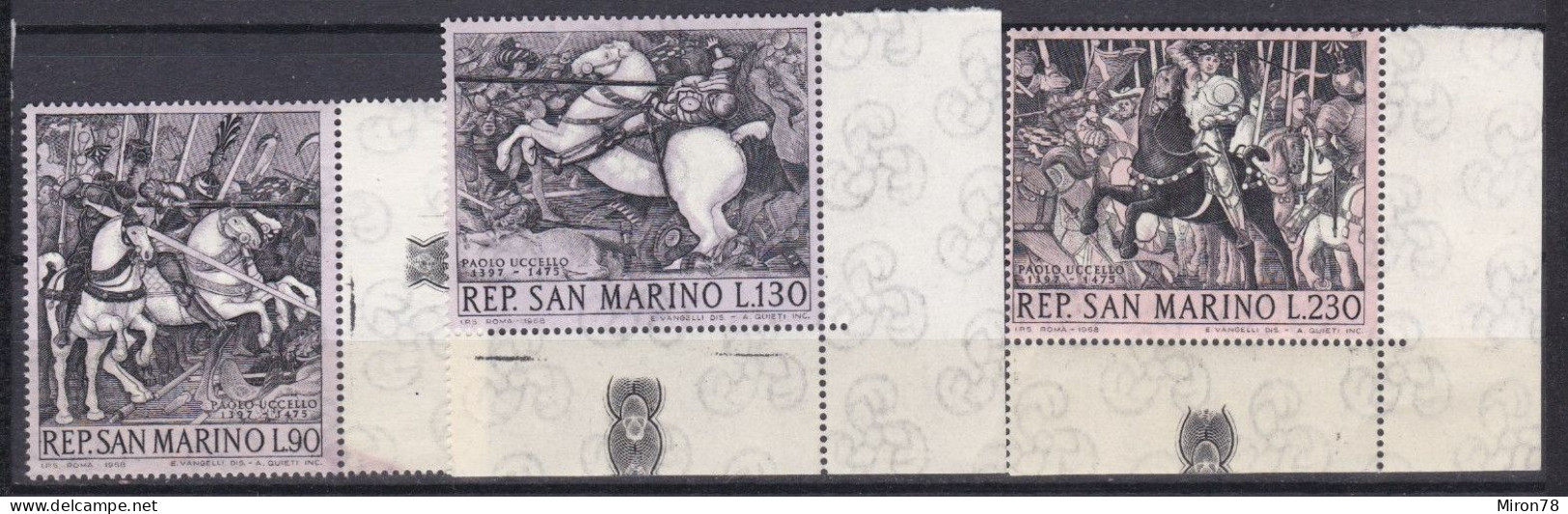 Stamps SAN MARINO MNH Lot55 - Unused Stamps