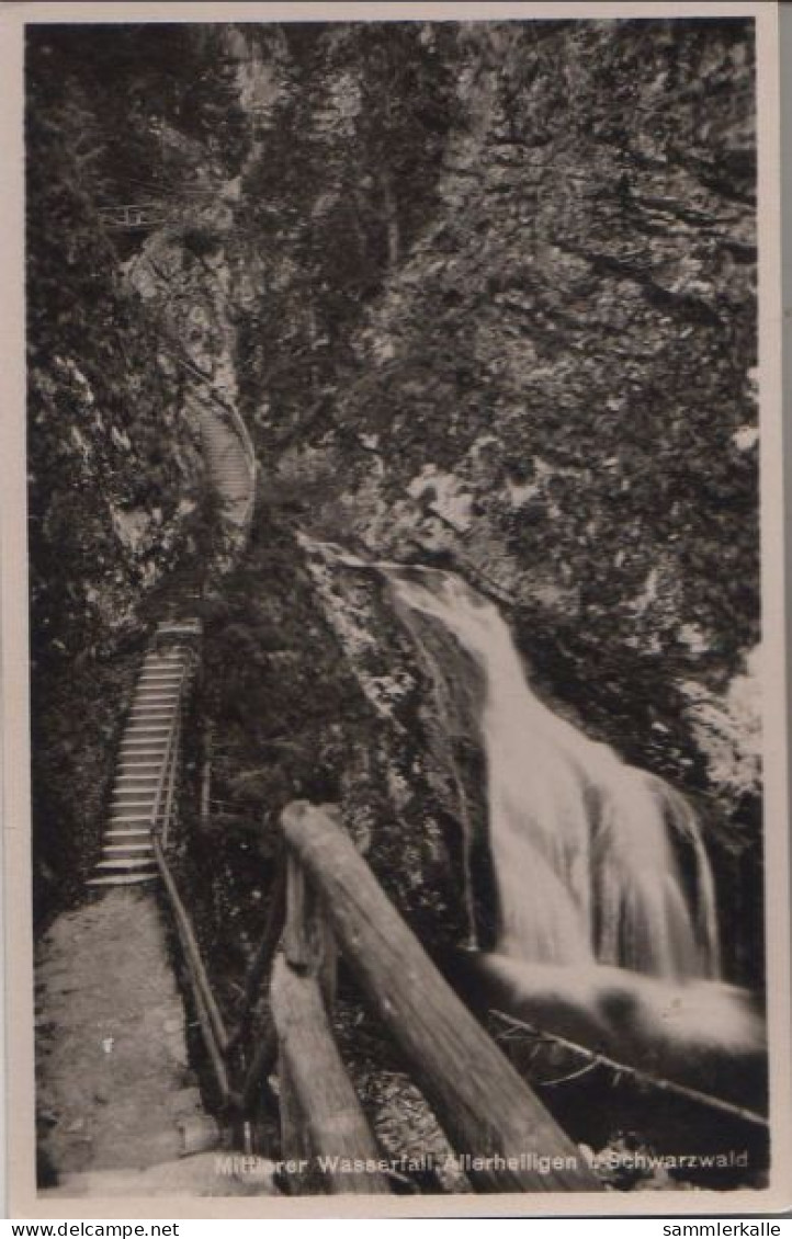 31184 - Oppenau-Allerheiligen - Mittlerer Wasserfall - Ca. 1950 - Oppenau