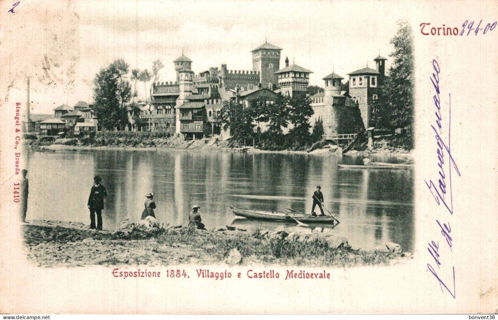 K0703 - TORINO - ITALIE - Exposizione 1884 - Villaggio & Castello Medioevale - Exposiciones