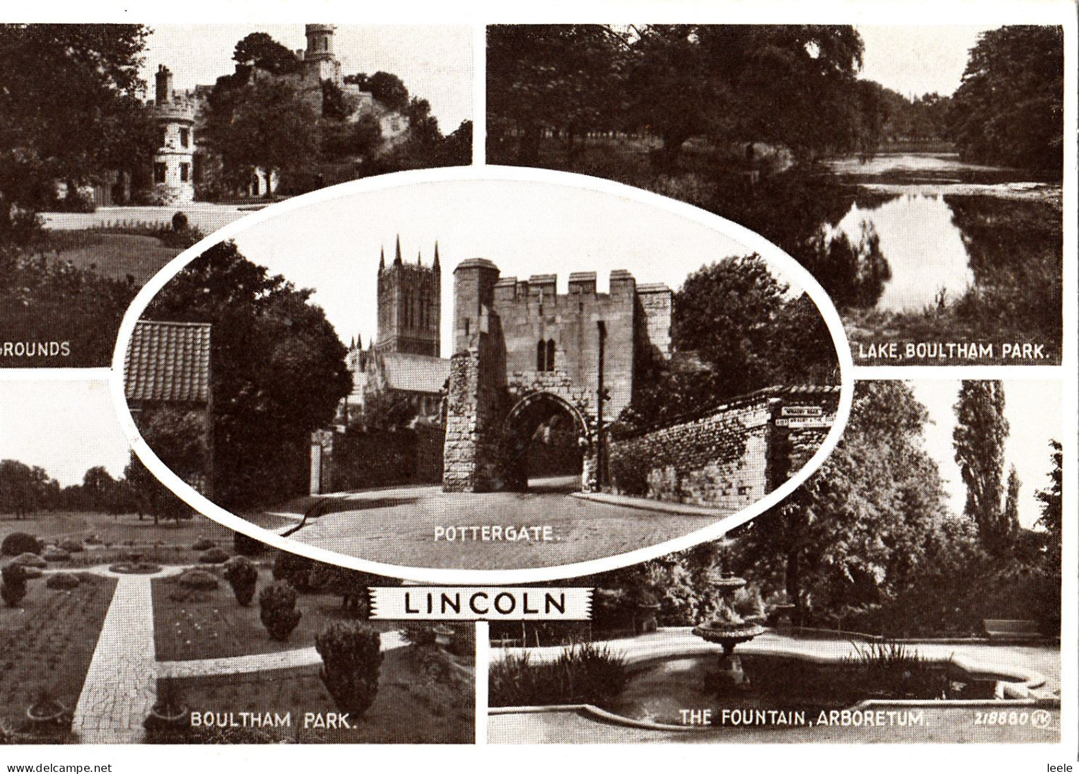 CC13. Vintage Multiview Postcard.  Lincoln - Lincoln