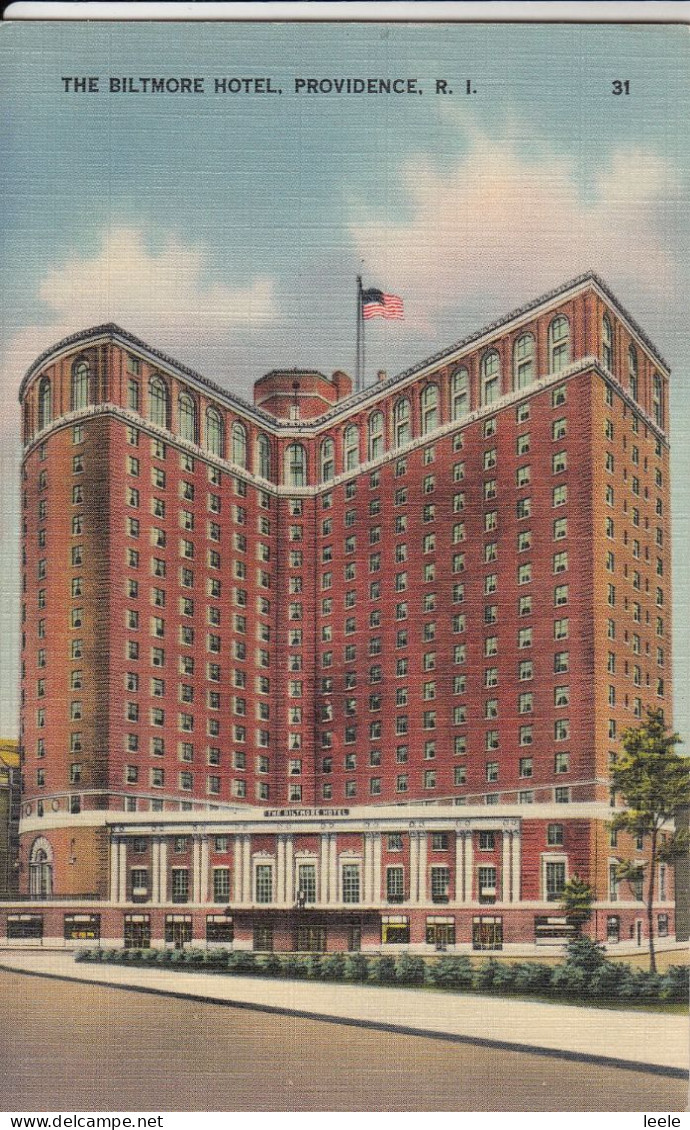 CC78. Vintage Postcard. The Biltmore Hotel, Providence, Rhode Island. USA - Providence