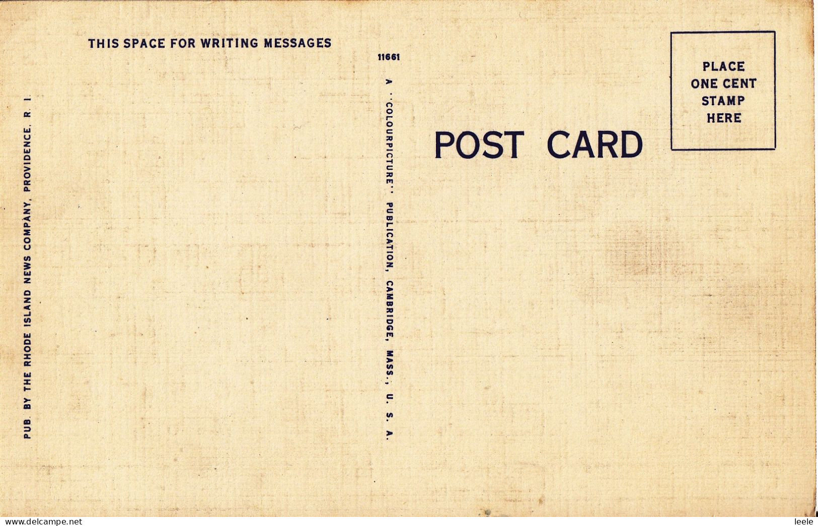 CC78. Vintage Postcard. The Biltmore Hotel, Providence, Rhode Island. USA - Providence