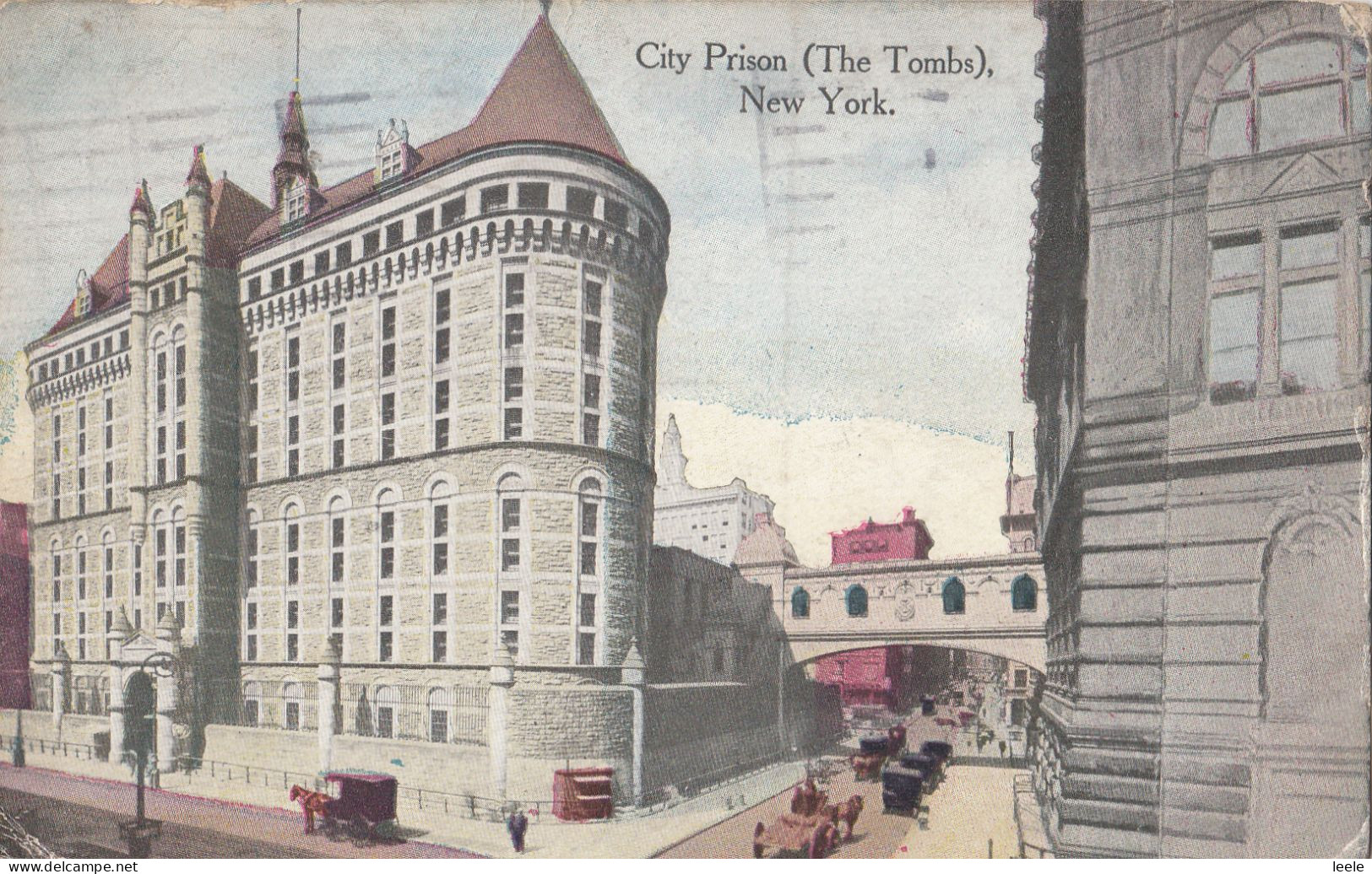 CC53. US Postcard. City Prison. The Tombs And Bridge Of Sighs Leading To The Court. - Manhattan