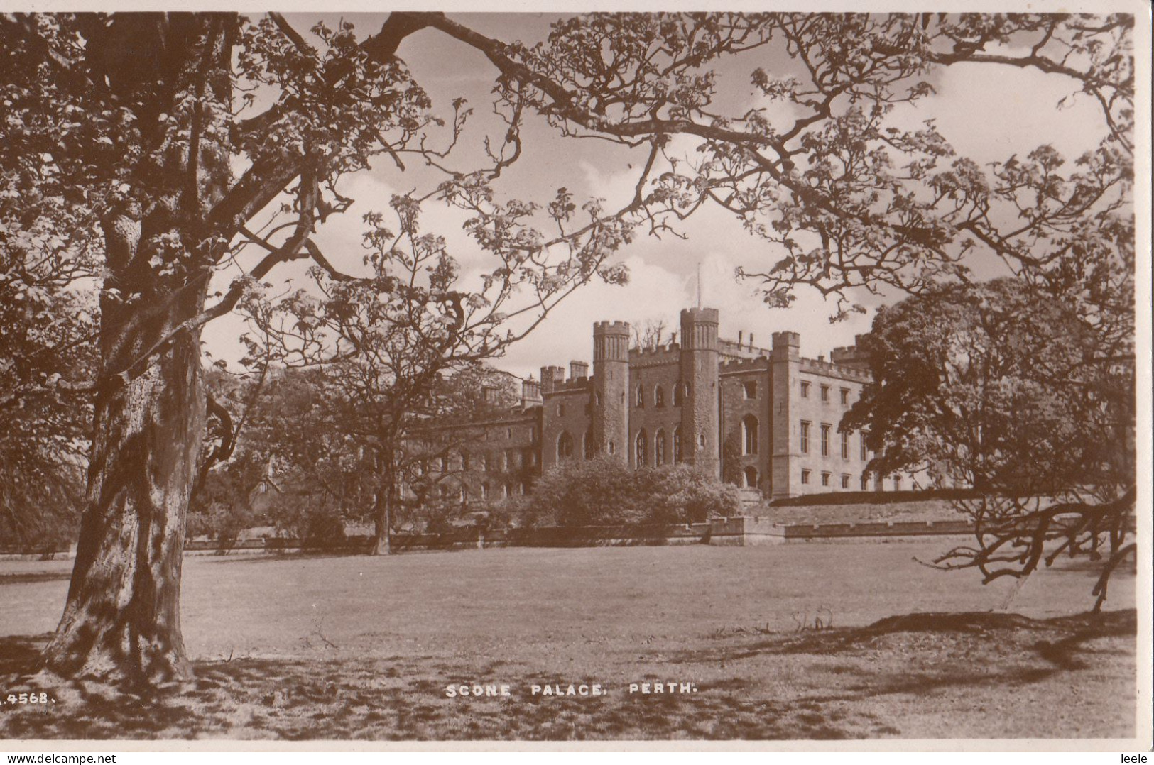 CC57.  Vintage Postcard. Scone Palace, Perth. Scotland - Perthshire