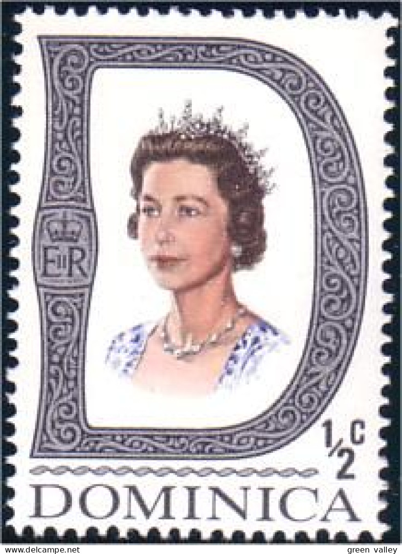 308 Dominica Queen Elisabeth MNH ** Neuf SC (DMN-7a) - Andere(Zee)