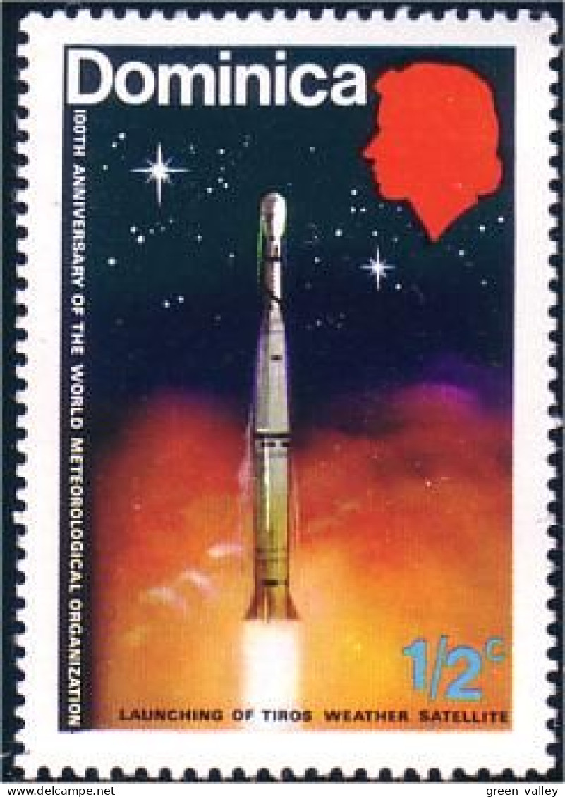 308 Dominica Fusée Rocket MNH ** Neuf SC (DMN-6b) - Otros (Mar)