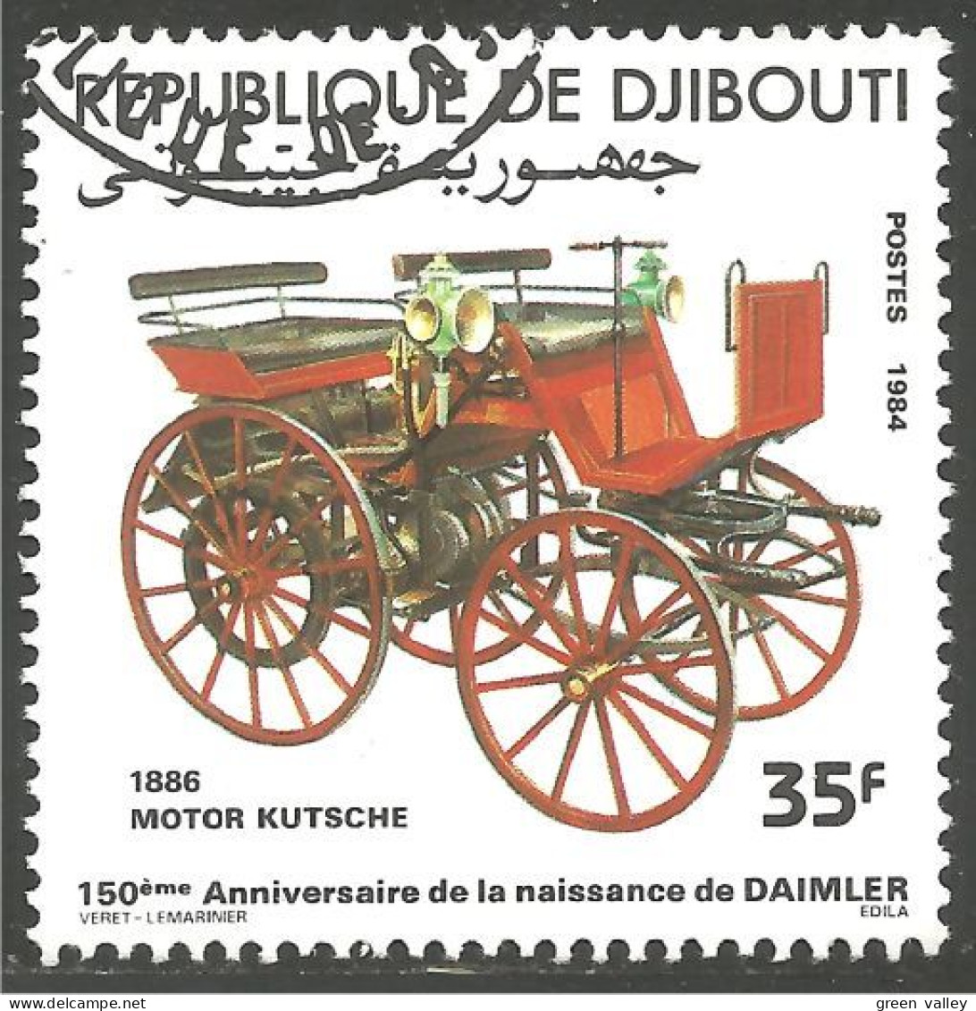 304 Djibouti Automobobile Car Auto 1886 Motor Kutsche Daimler (DJI-38c) - Altri (Terra)