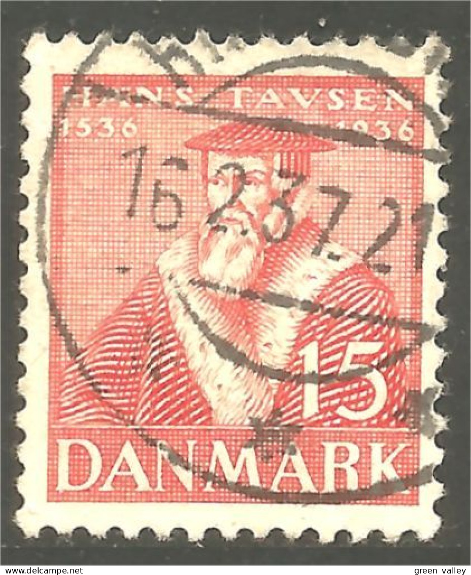 300 Denmark Church Eglise Hans Tausen 16.2.37 (DMK-156) - Used Stamps