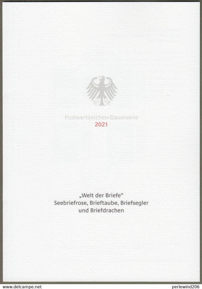 Bund: Minister Card - Ministerkarte Typ VII , Mi-Nr. 3644-47 ESST: " Dauerserie Welt Der Briefe - Seebriefrose... "    X - Cartas & Documentos