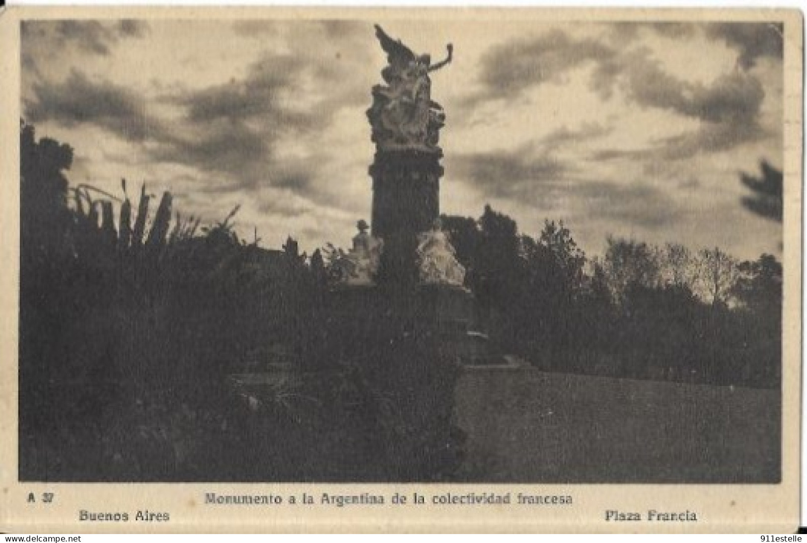 BUENOS AIRES . MONUMENTO A LA ARGENTINA  DE LA COLECTIVIDAD FRANCESA - Argentinië