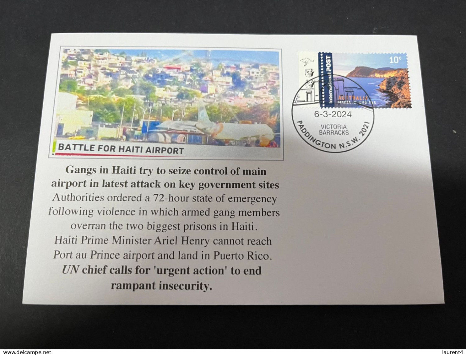 8-3-2024 (2 Y 27) Gangs Battles For The Haiti Airport - Haiti PM Land In Puerto Rico - Haïti