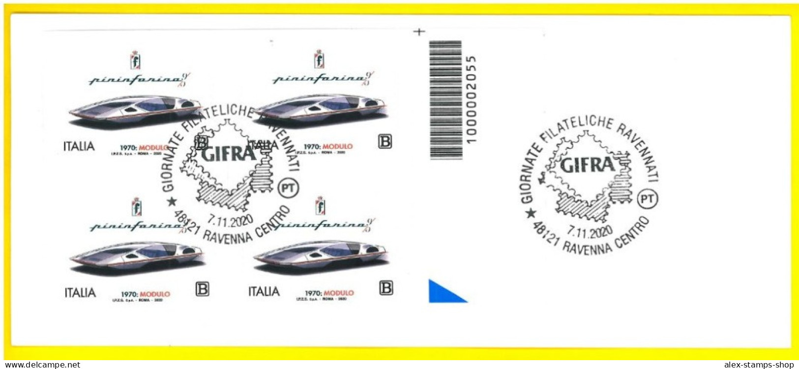 ITALIA 2020 Libretto Privato GIFRA NON EMESSO CTO Con Codice BARRE N. 183 RRR - Carnets